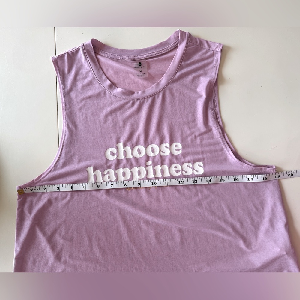 SPIRITUAL GANGSTER Happiness Active Crop Tank In Pixie Dust - Picture 8 of 13